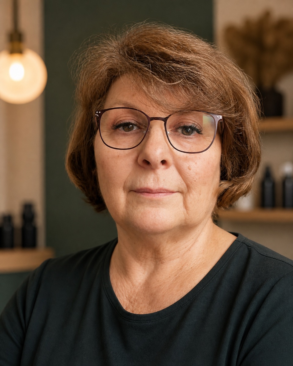 KI-bearbeitetes Porträt von Andrea Greger